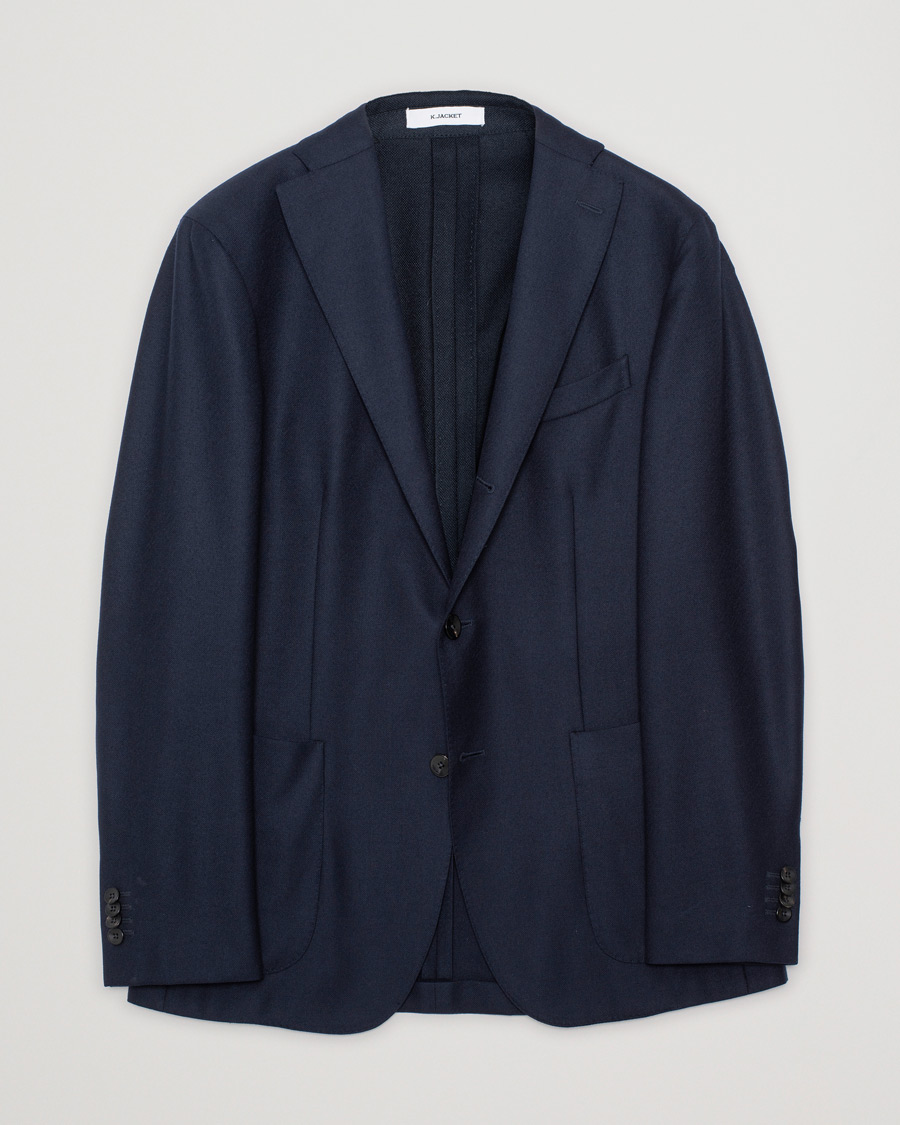 Herre | Dressjakker | Pre-owned | Boglioli K Jacket Wool Hopsack Blazer Navy