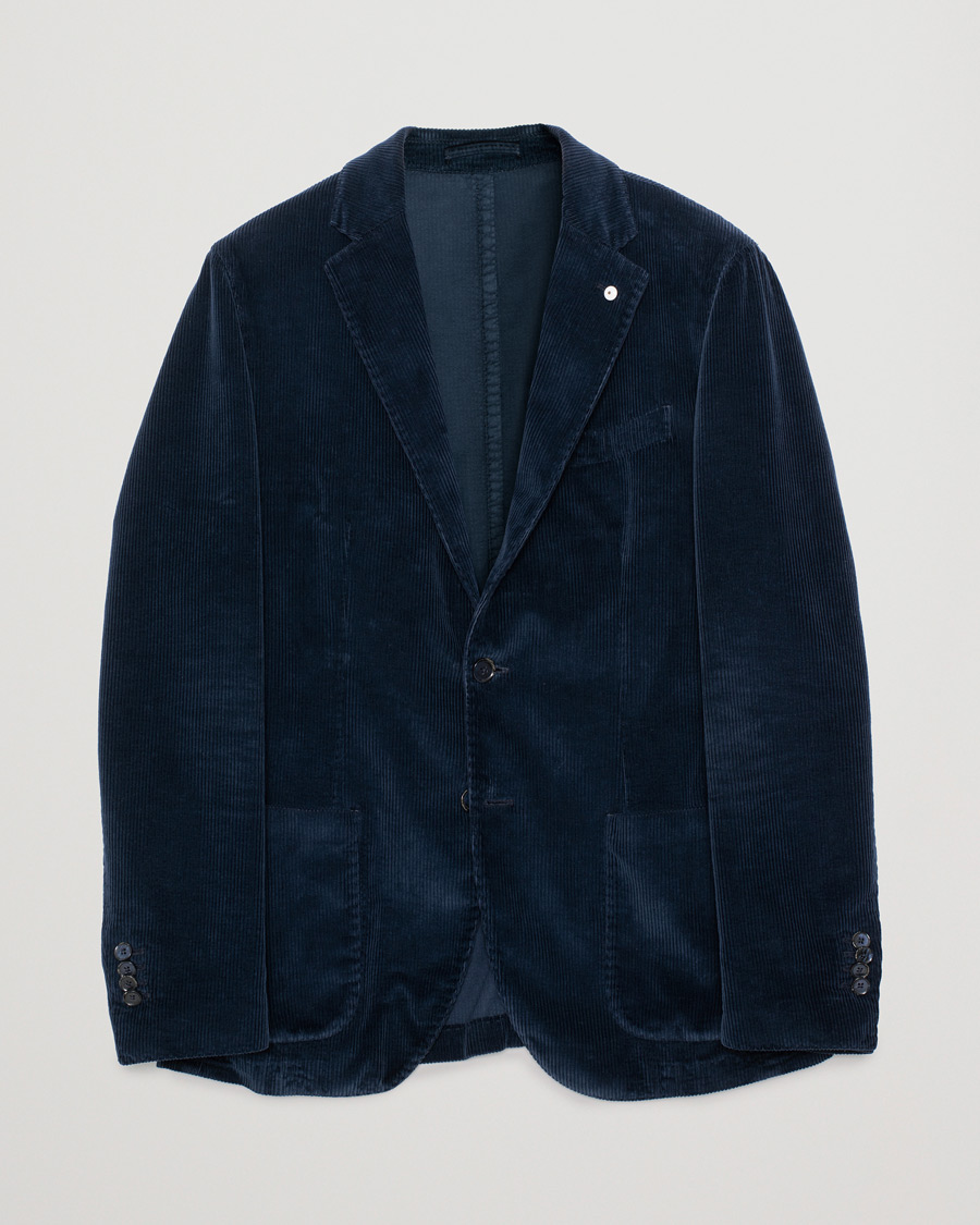 Herre | Dressjakker | Pre-owned | L.B.M. 1911 Jack Corduroy Blazer Navy 50