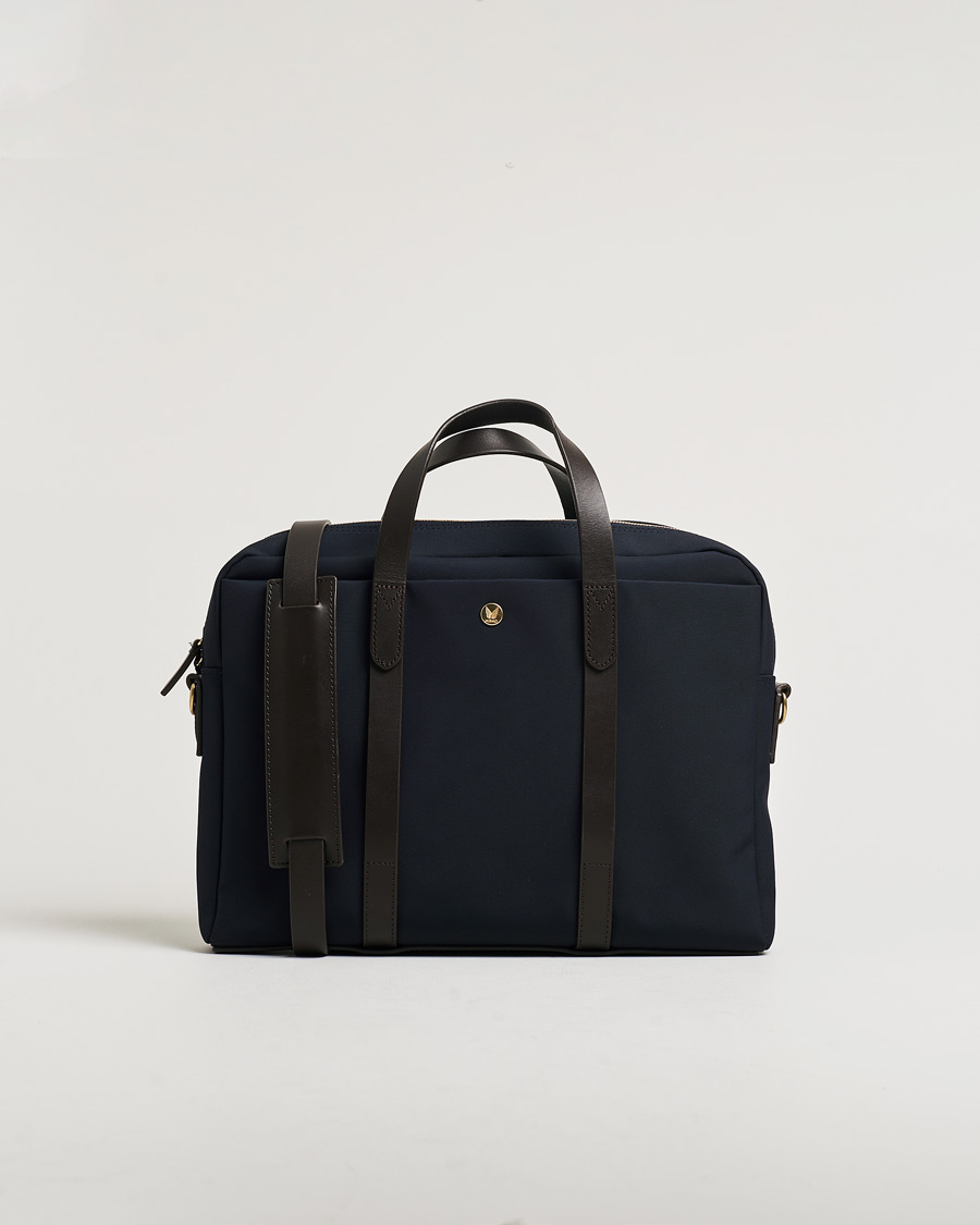 Herre | Pre-owned Assesoarer | Pre-owned | Mismo M/S Aspire Briefcase Navy/Dark Brown