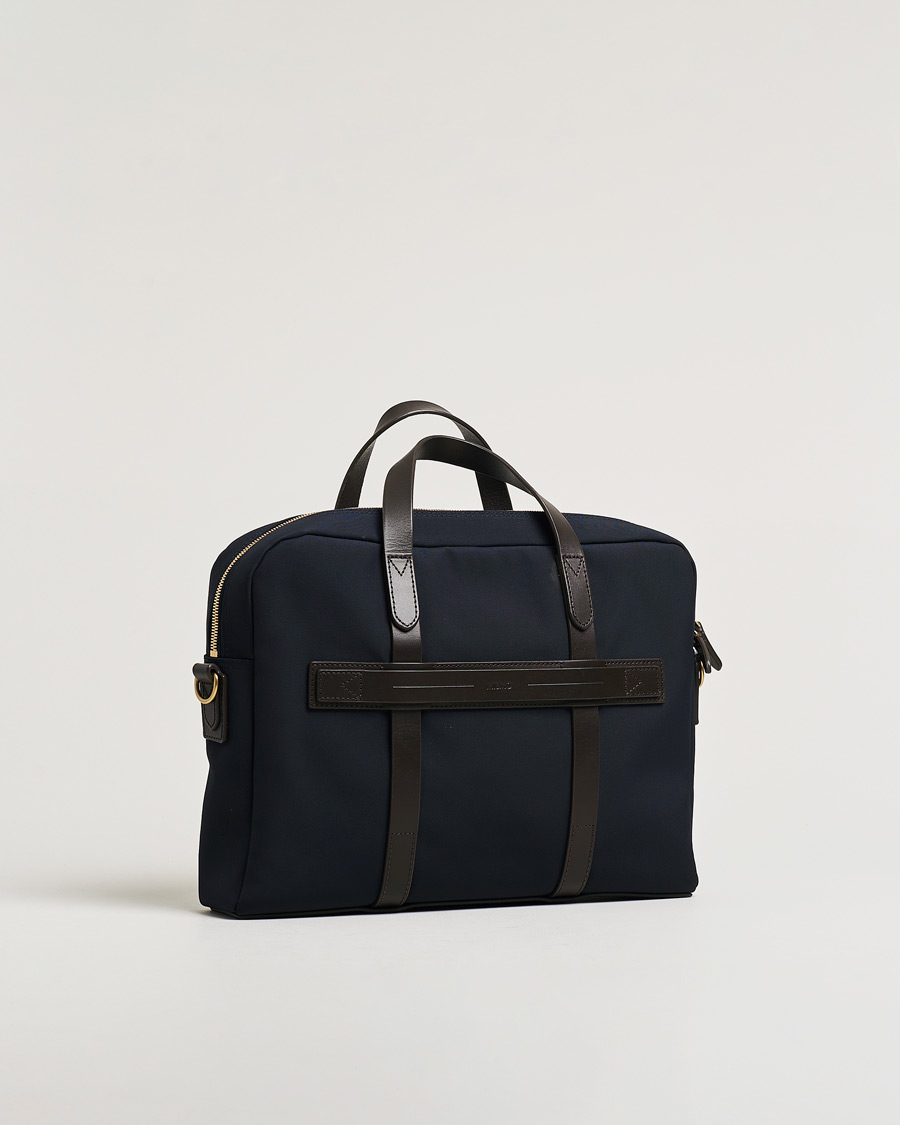 Herre | Pre-owned Assesoarer | Pre-owned | Mismo M/S Aspire Briefcase Navy/Dark Brown