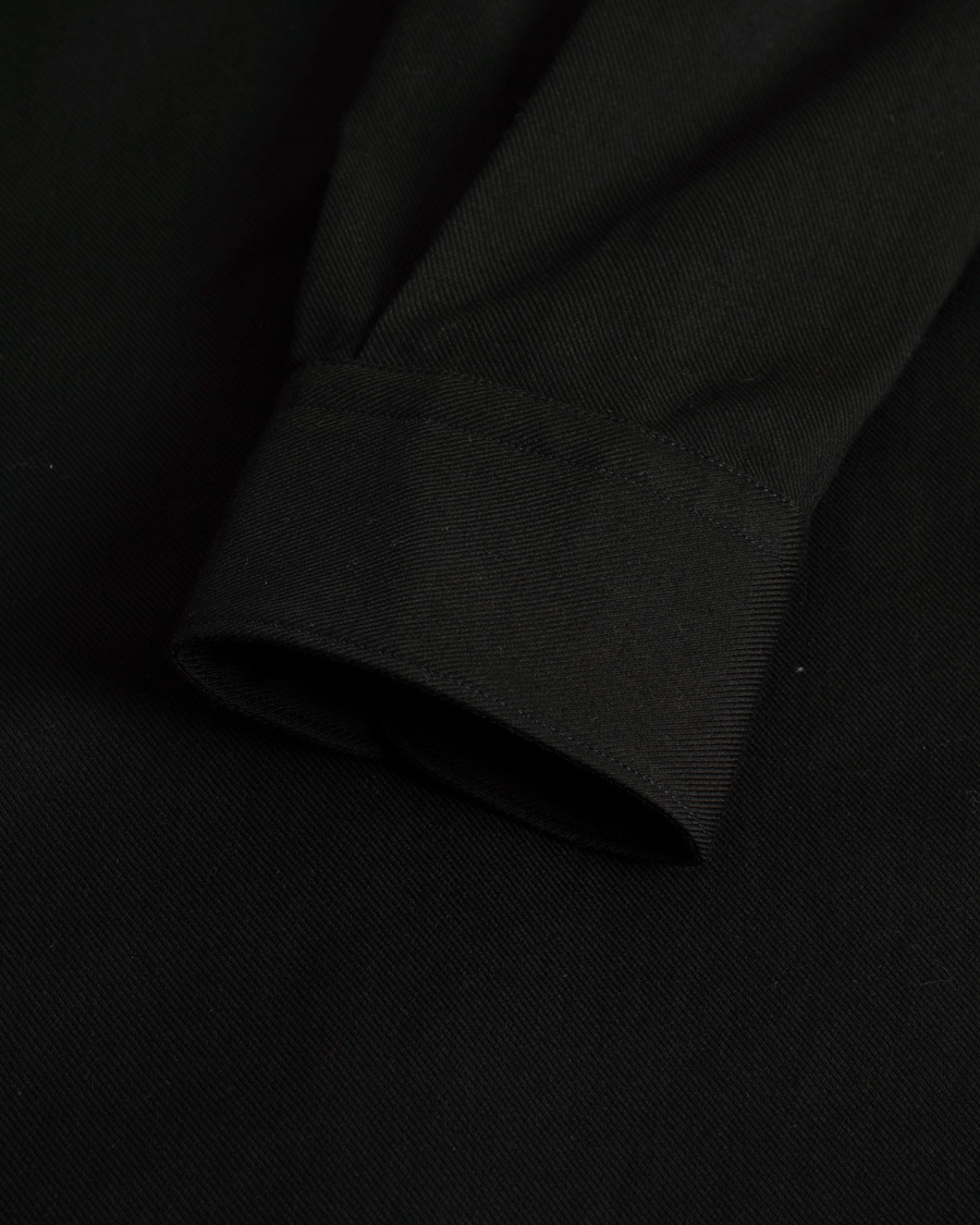 Herre | Zegna Cotton/Cashmere Casual Shirt Black | Pre-owned | Zegna Cotton/Cashmere Casual Shirt Black