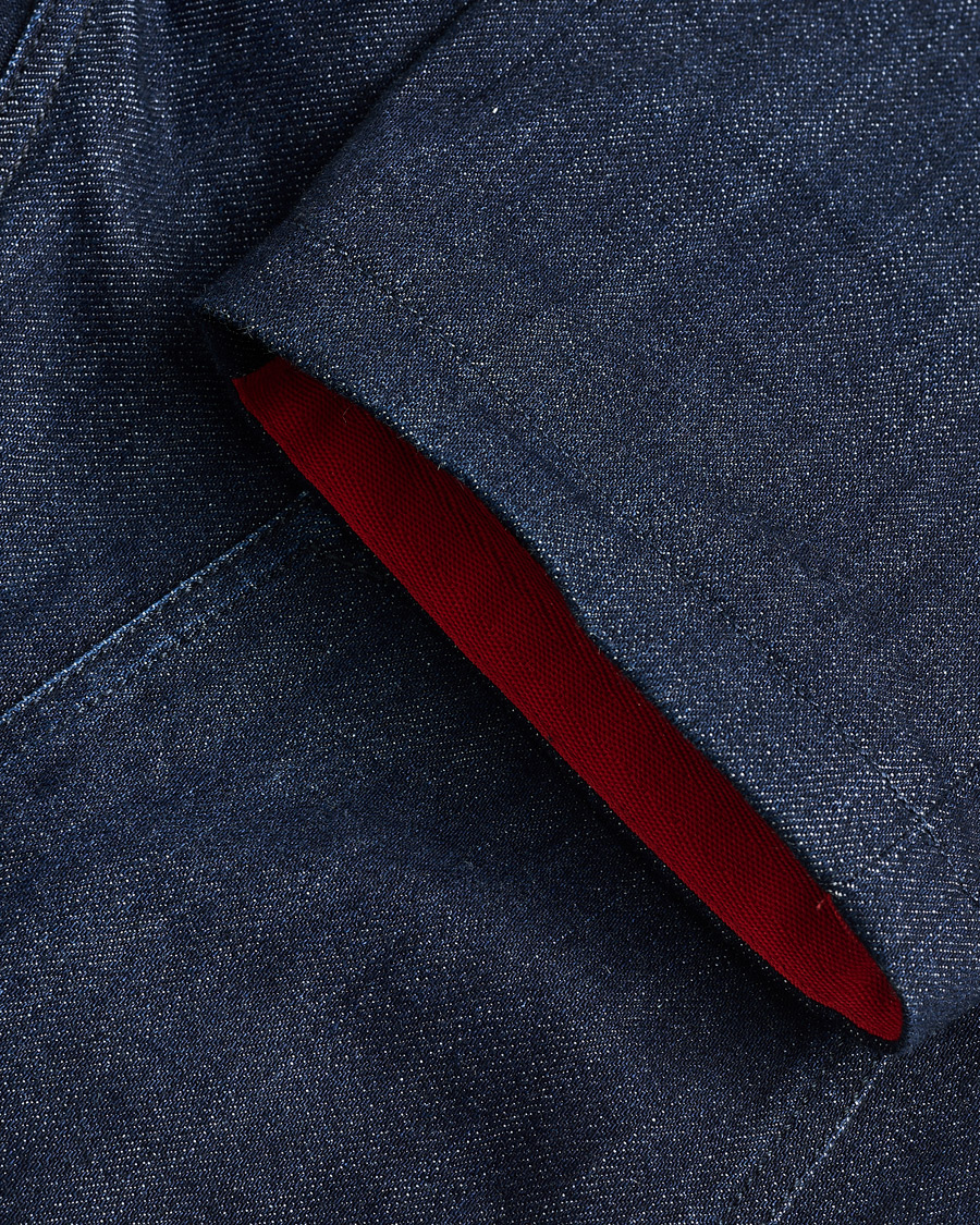 Herre | Pre-owned Jeans | Pre-owned | Kiton Slim Fit Stretch Jeans Dark Blue Wash W32