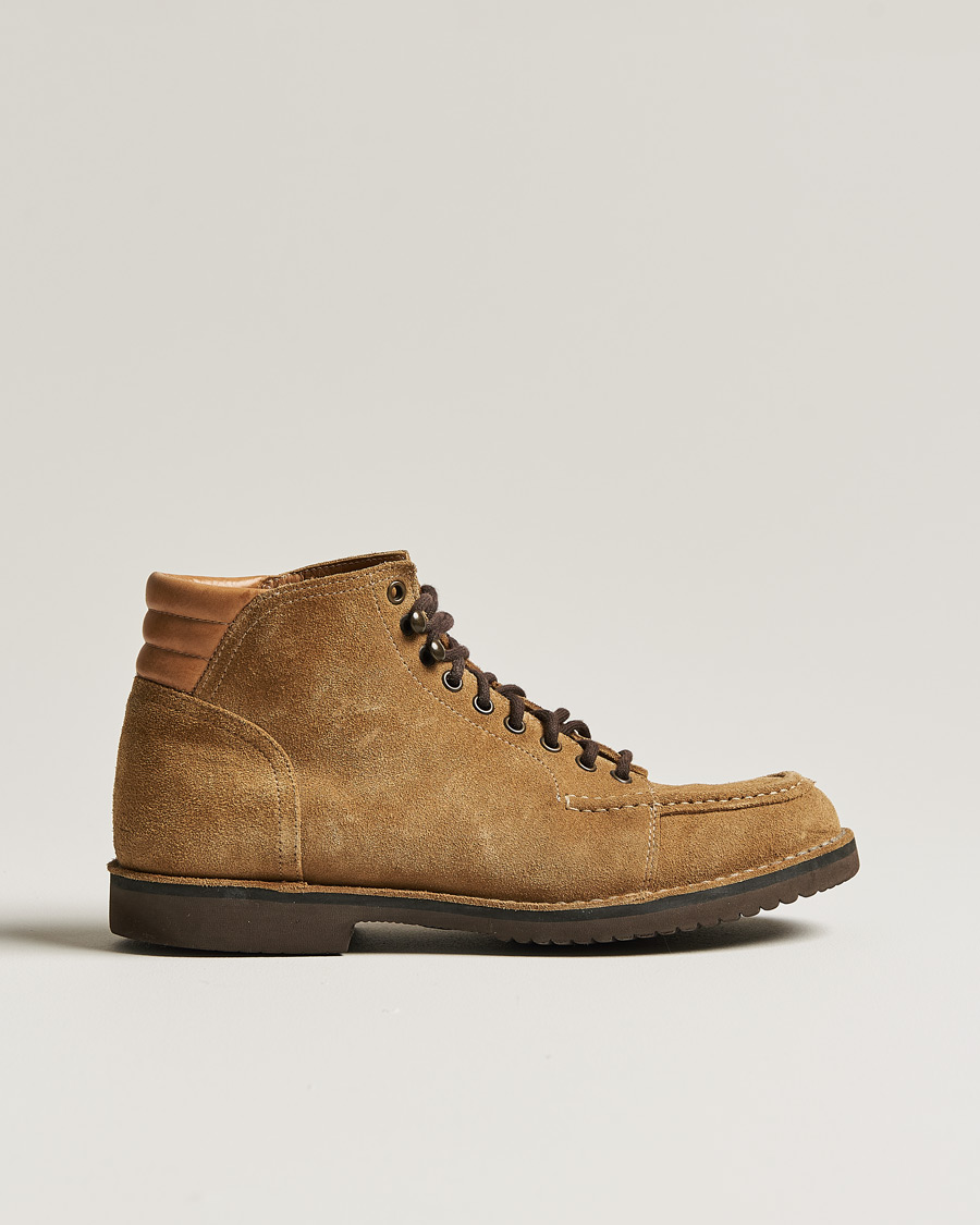 Herre | Fracap Otto Boot Camel Suede | Pre-owned | Fracap Otto Boot Camel Suede