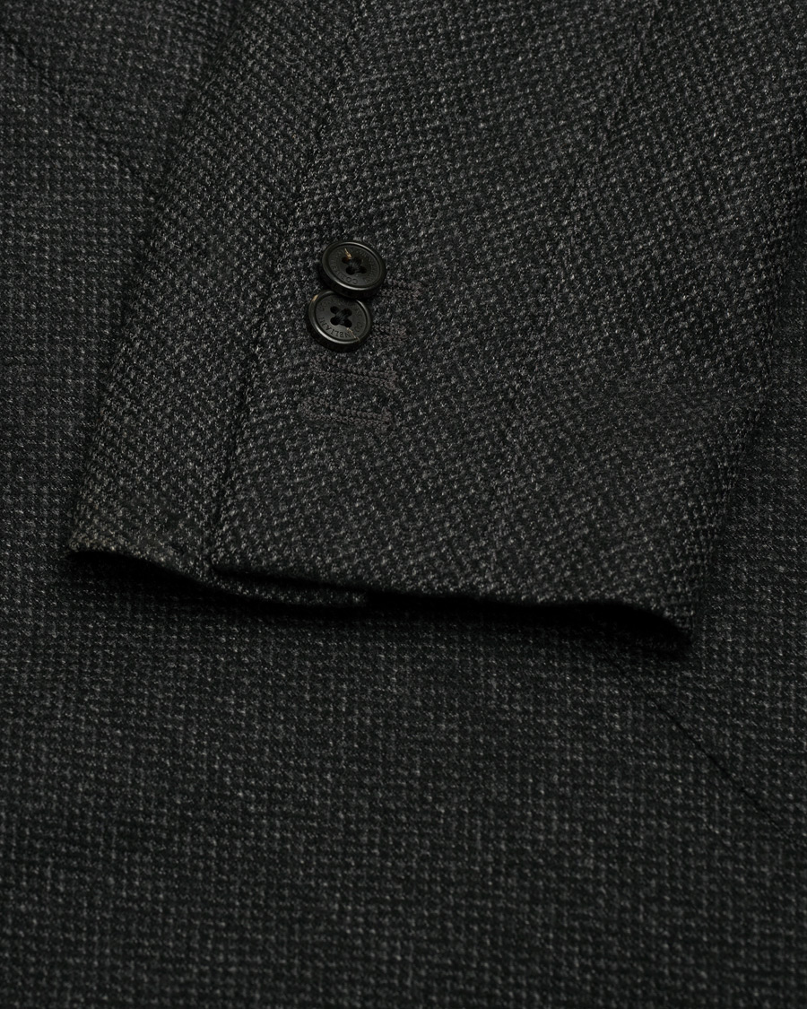 Herre | Pre-owned Jakker | Pre-owned | Corneliani ID Flannel Blazer Grey Melange 48