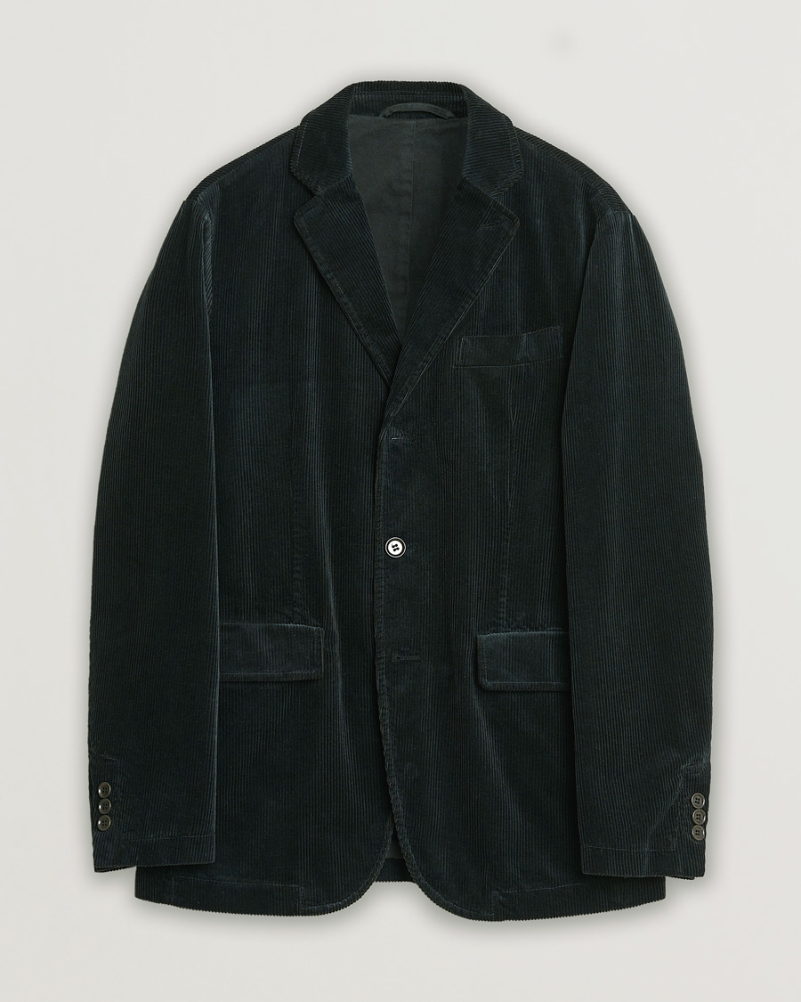 Herre | Pre-owned Dressjakker | Pre-owned | Aspesi Corduroy Blazer Emerald S