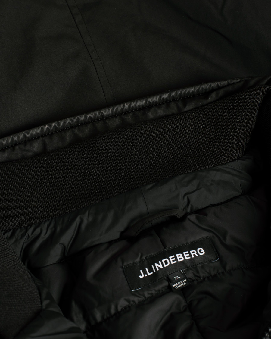 Herre | J.Lindeberg Hollis Tech Padded Coat Black | Pre-owned | J.Lindeberg Hollis Tech Padded Coat Black