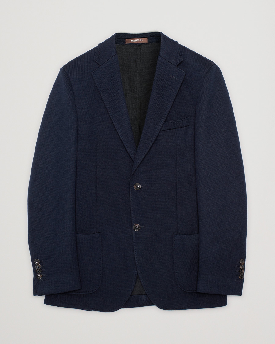 Herre | Dressjakker | Pre-owned | Morris Heritage Mike Knitted Blazer Navy