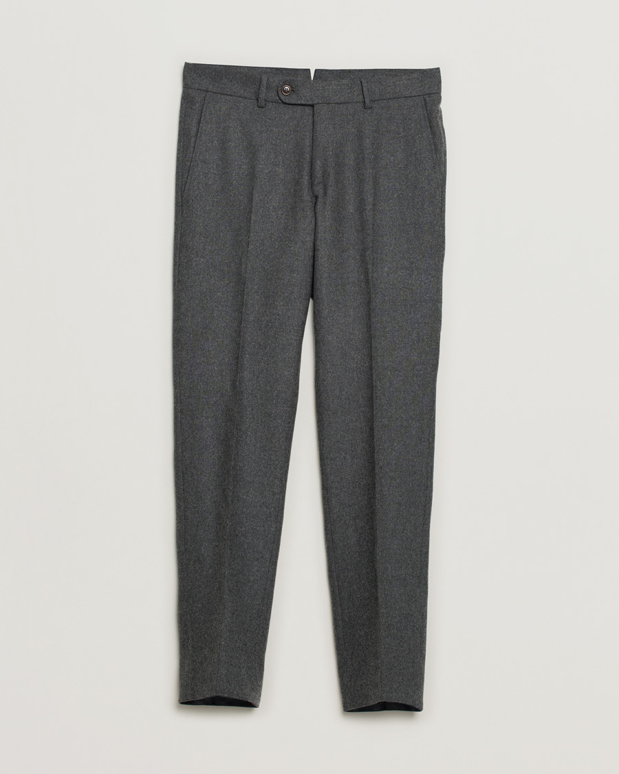 Herre | Pre-owned Bukser | Pre-owned | Morris Flannel Trousers Dark Grey 46