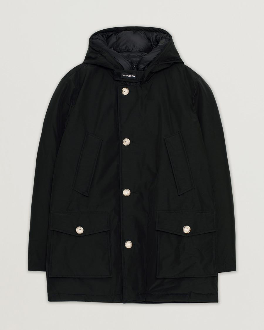 Herre | Woolrich Arctic Parka No Fur Black | Pre-owned | Woolrich Arctic Parka No Fur Black
