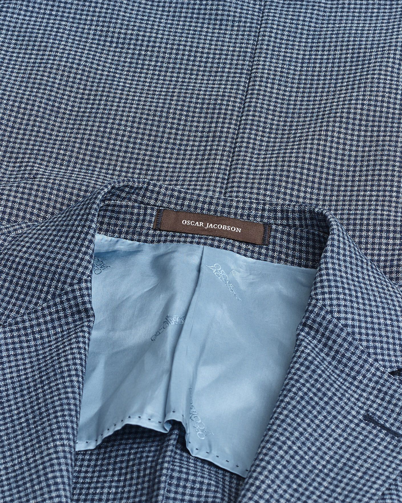 Herre | Pre-owned Dressjakker | Pre-owned | Oscar Jacobson Evens Checked Blazer Blue 50