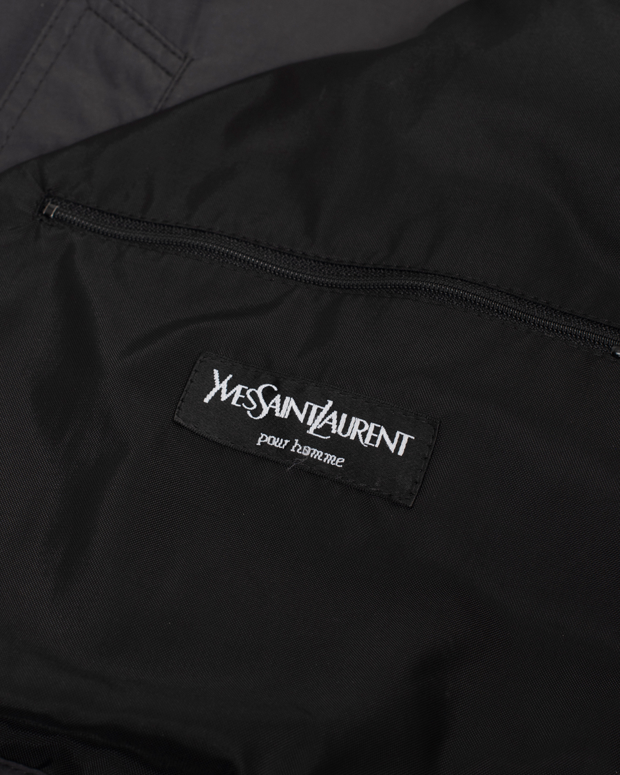 Herre | Yves Saint Laurent Cotton/Nylon Coat Black 48 | Pre-owned | Yves Saint Laurent Cotton/Nylon Coat Black 48