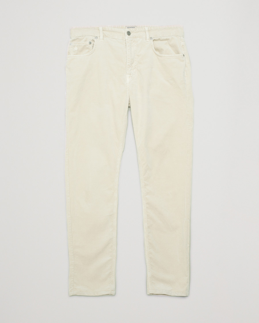 Herre | Pre-owned Bukser | Pre-owned | Morris James Corduroy 5-Pocket Pant Off White