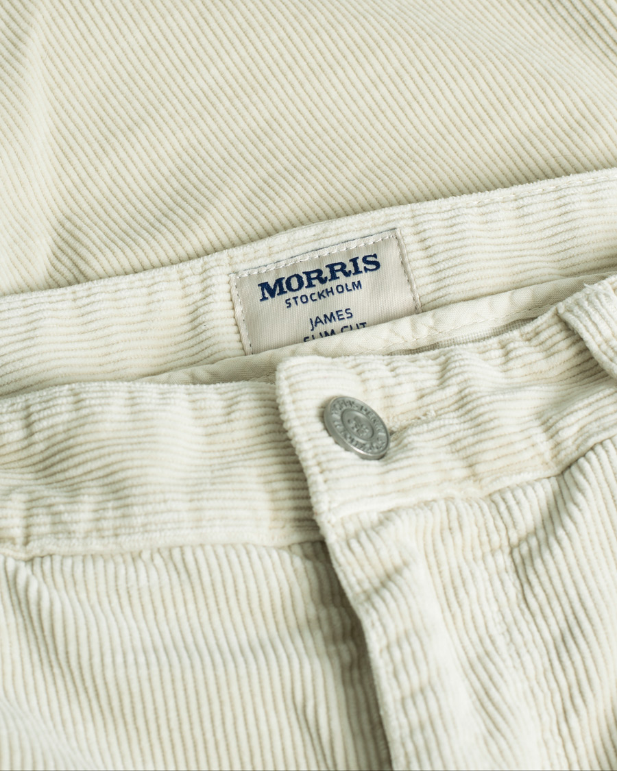 Herre | Pre-owned Bukser | Pre-owned | Morris James Corduroy 5-Pocket Pant Off White