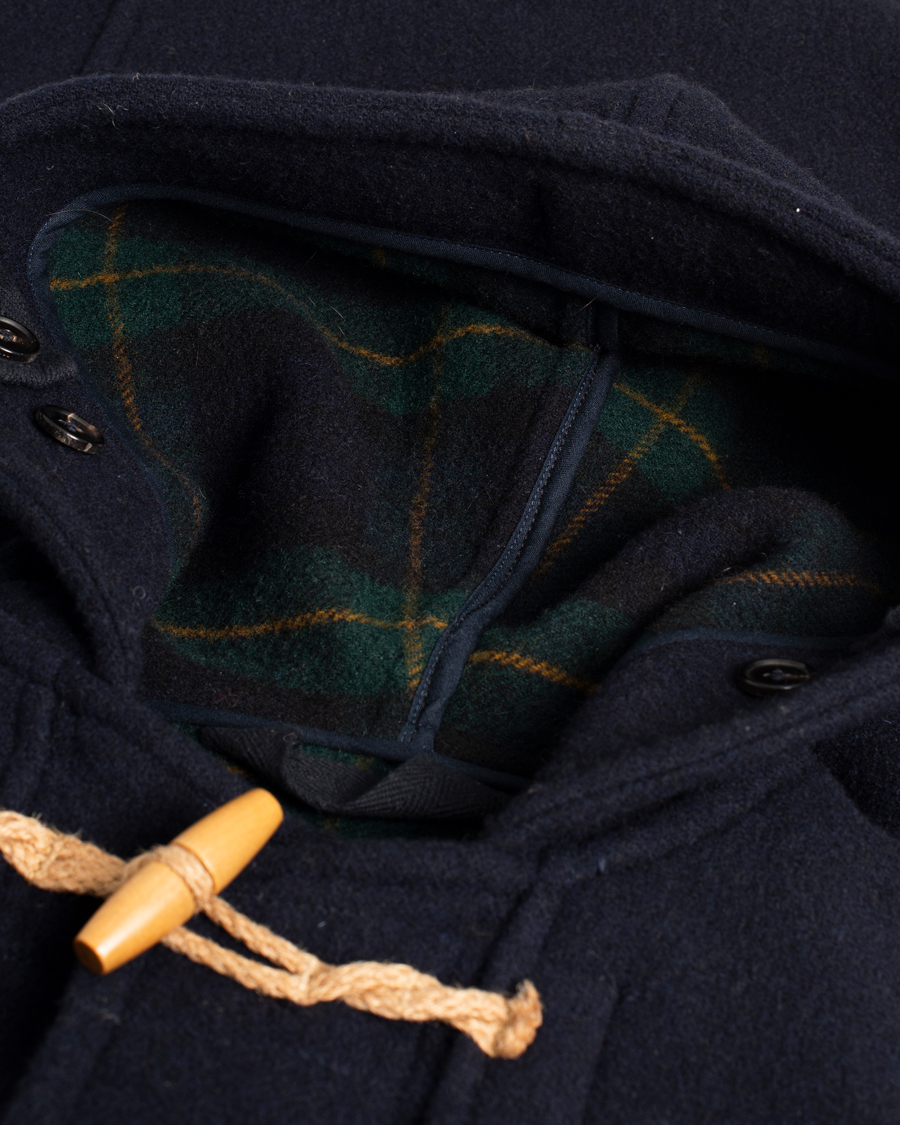 Herre | Polo Ralph Lauren Wool Doublefaced Duffle Coat Navy XS | Pre-owned | Polo Ralph Lauren Wool Doublefaced Duffle Coat Navy XS