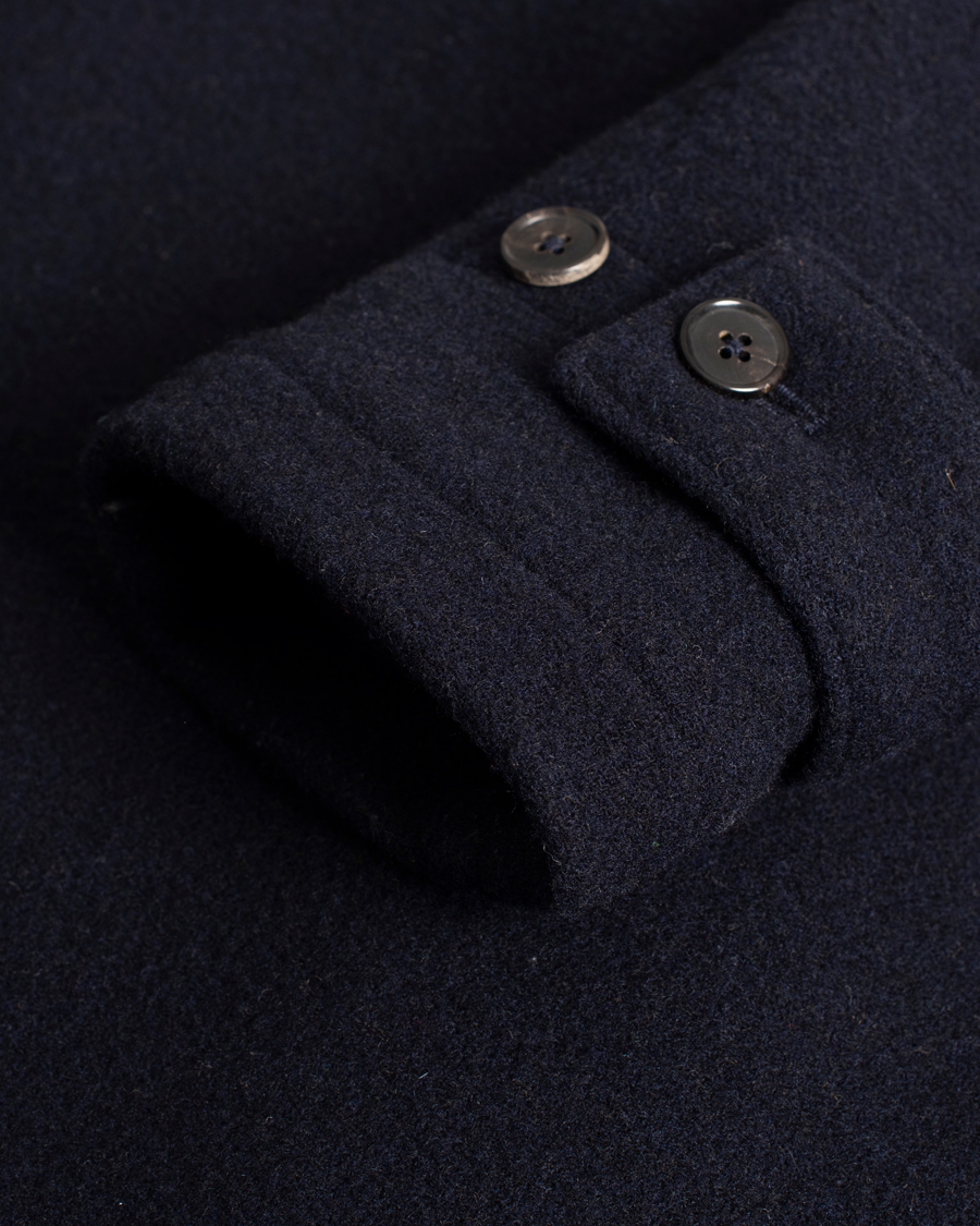 Herre | Polo Ralph Lauren Wool Doublefaced Duffle Coat Navy XS | Pre-owned | Polo Ralph Lauren Wool Doublefaced Duffle Coat Navy XS