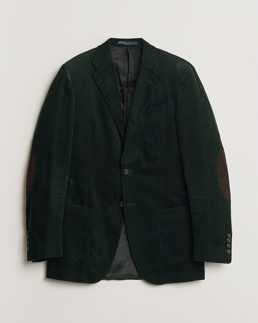 Herre | Pre-owned Dressjakker | Pre-owned | Polo Ralph Lauren Corduroy Green Blazer 48