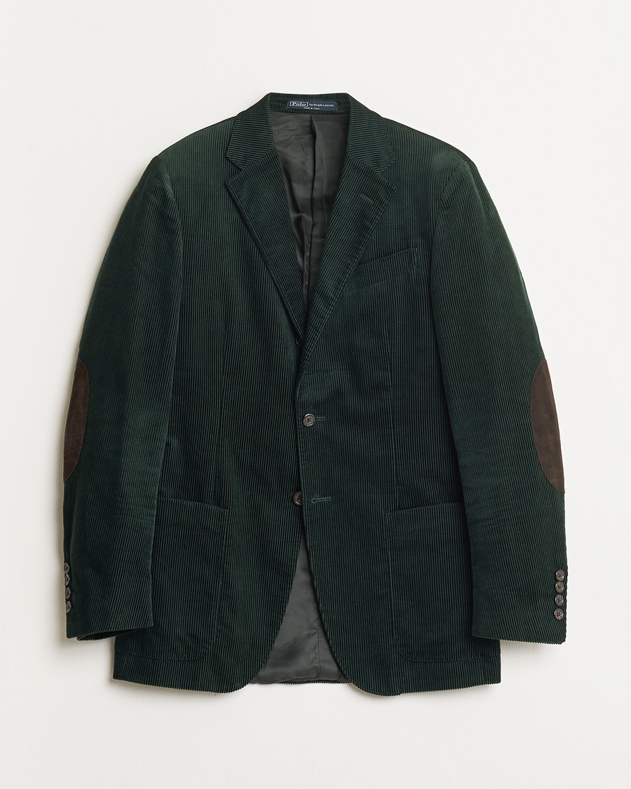 Herre | Pre-owned Dressjakker | Pre-owned | Polo Ralph Lauren Corduroy Green Blazer 48