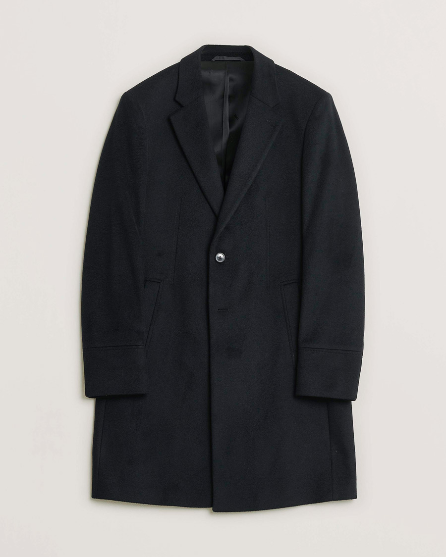 Herre | Pre-owned Jakker | Pre-owned | HUGO Cashmere Coat Black 46