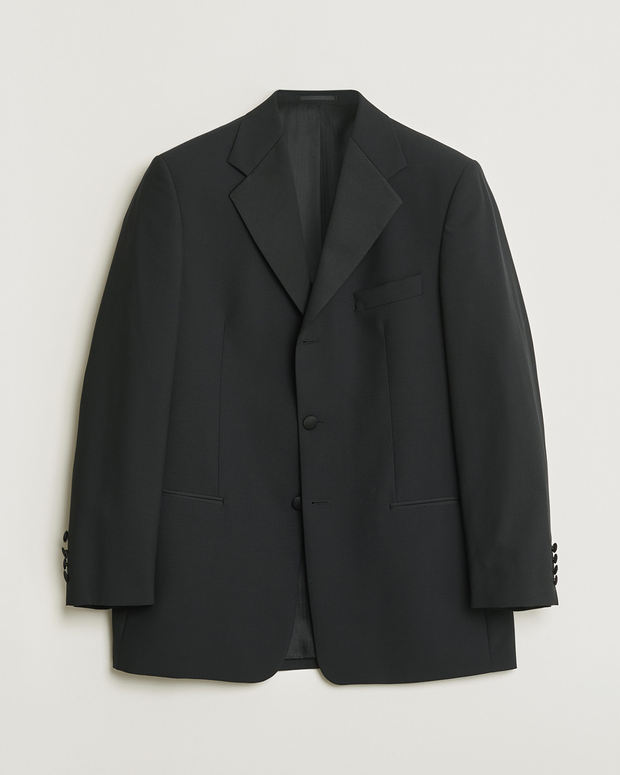 Herre | Oscar Jacobson Vintage Tuxedo Blazer Black 50 | Pre-owned | Oscar Jacobson Vintage Tuxedo Blazer Black 50