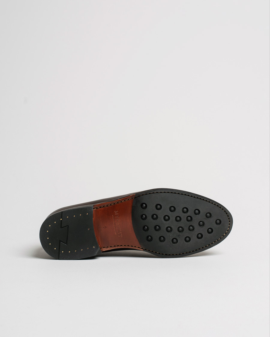 Herre | Myrqvist Stenhammar Loafer Dark Brown Calf | Pre-owned | Myrqvist Stenhammar Loafer Dark Brown Calf