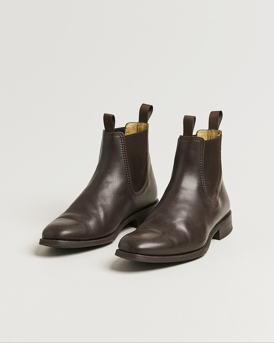 Herre | Pre-owned Randsydde sko | Pre-owned | Myrqvist Granhult Chelsea Boot Brown Calf UK9 - EU43