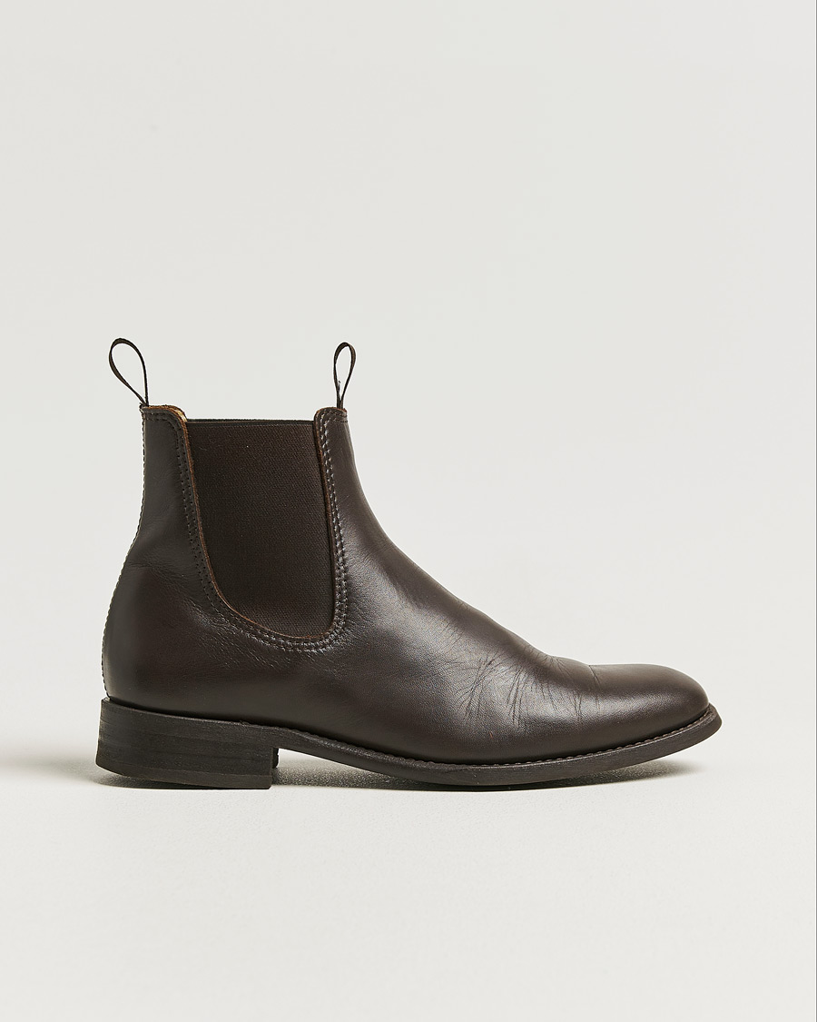 Herre | Pre-owned Randsydde sko | Pre-owned | Myrqvist Granhult Chelsea Boot Brown Calf UK9 - EU43