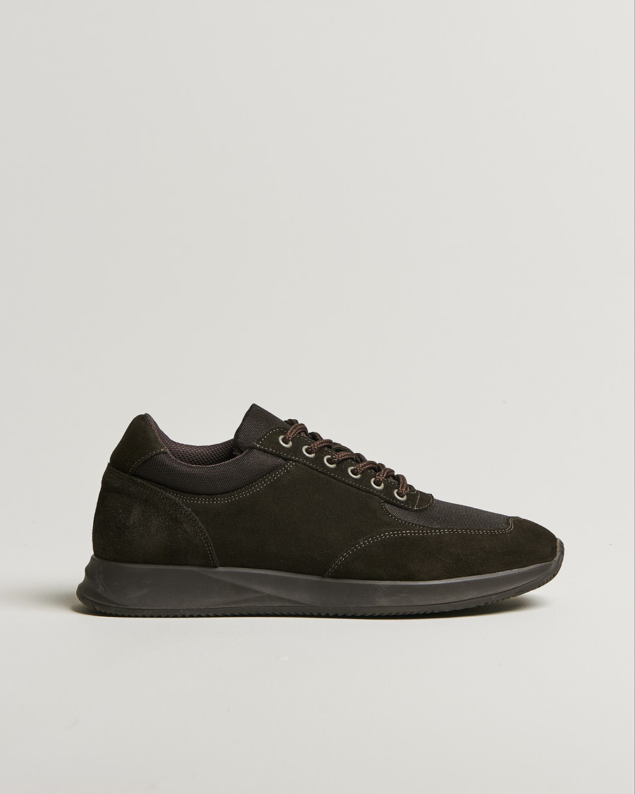 Herre | Myrqvist Stensund Running Sneaker Brown Suede | Pre-owned | Myrqvist Stensund Running Sneaker Brown Suede