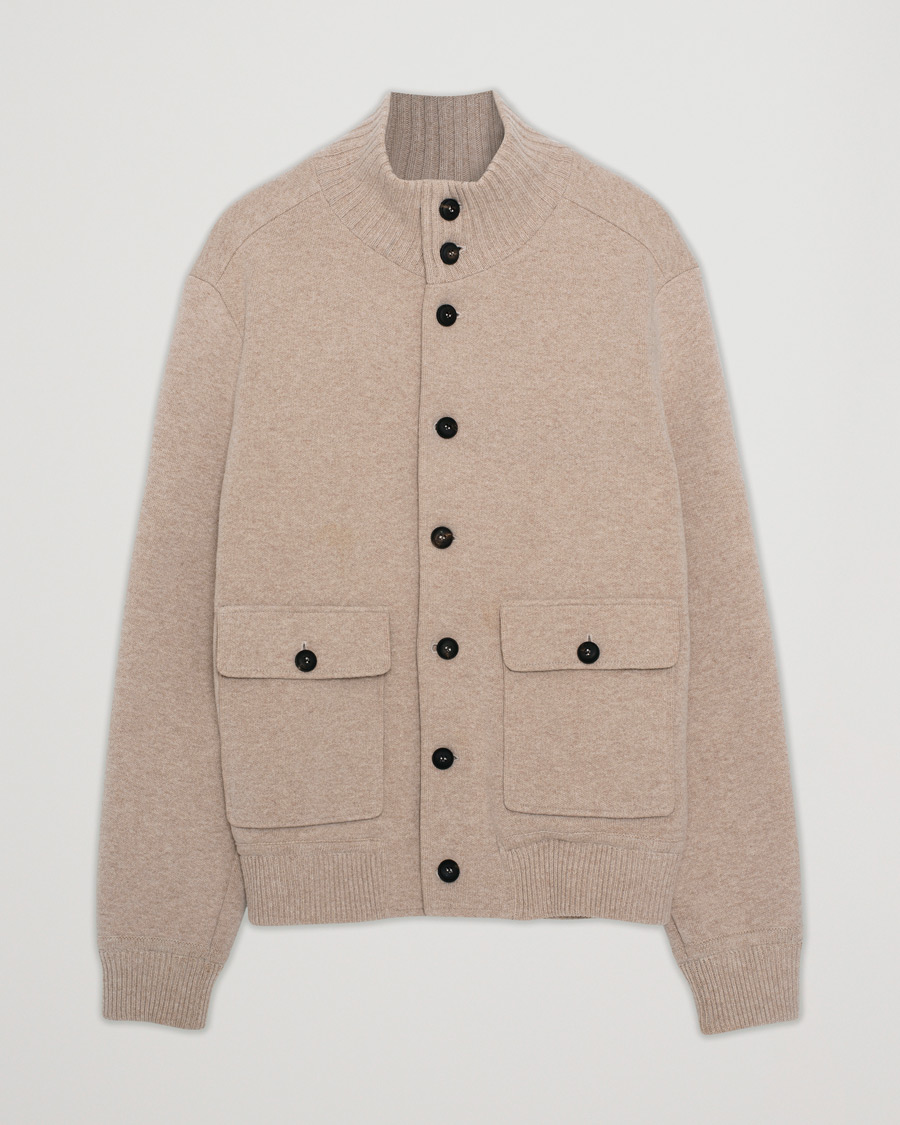 Herre | Dressjakker | Pre-owned | Lardini Wool/Nylon Jacket Beige 54