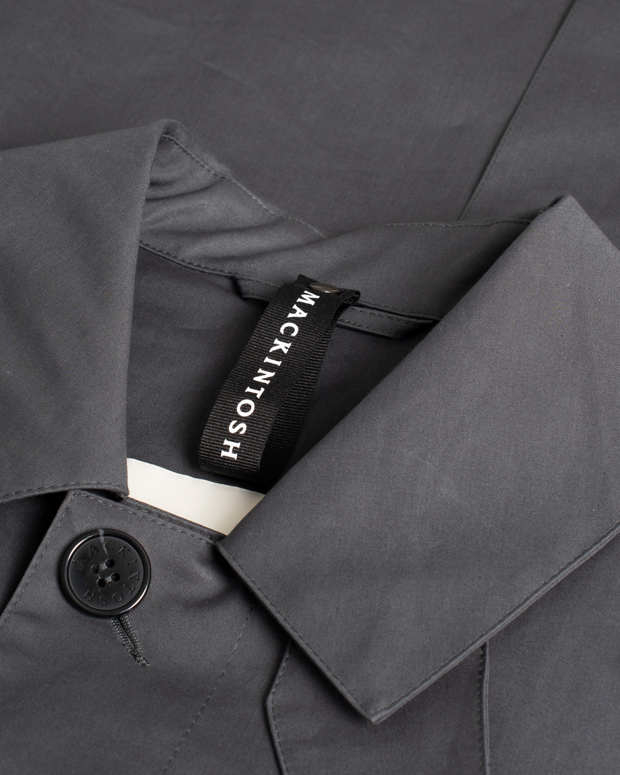 Herre | Mackintosh Cambridge Car Coat Cool Grey | Pre-owned | Mackintosh Cambridge Car Coat Cool Grey