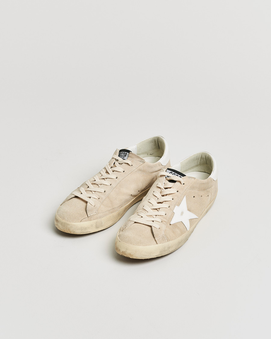 Herre | Golden Goose Deluxe Brand Super-Star Sneaker Beige/White | Pre-owned | Golden Goose Deluxe Brand Super-Star Sneaker Beige/White