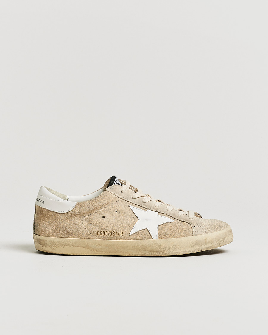 Herre | Golden Goose Deluxe Brand Super-Star Sneaker Beige/White | Pre-owned | Golden Goose Deluxe Brand Super-Star Sneaker Beige/White