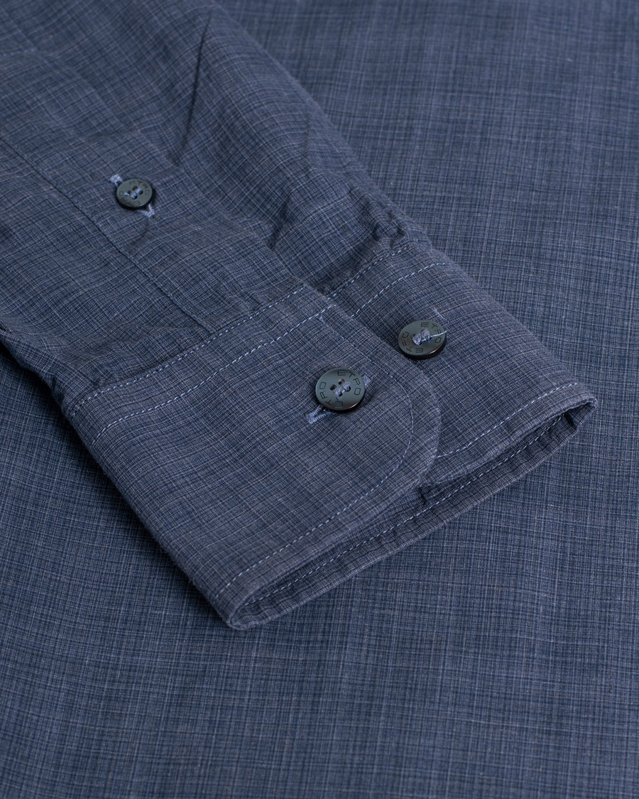 Herr | Pre-owned Skjortor | Pre-owned | Slim Fit Checked Cotton Shirt Blue 38 - S