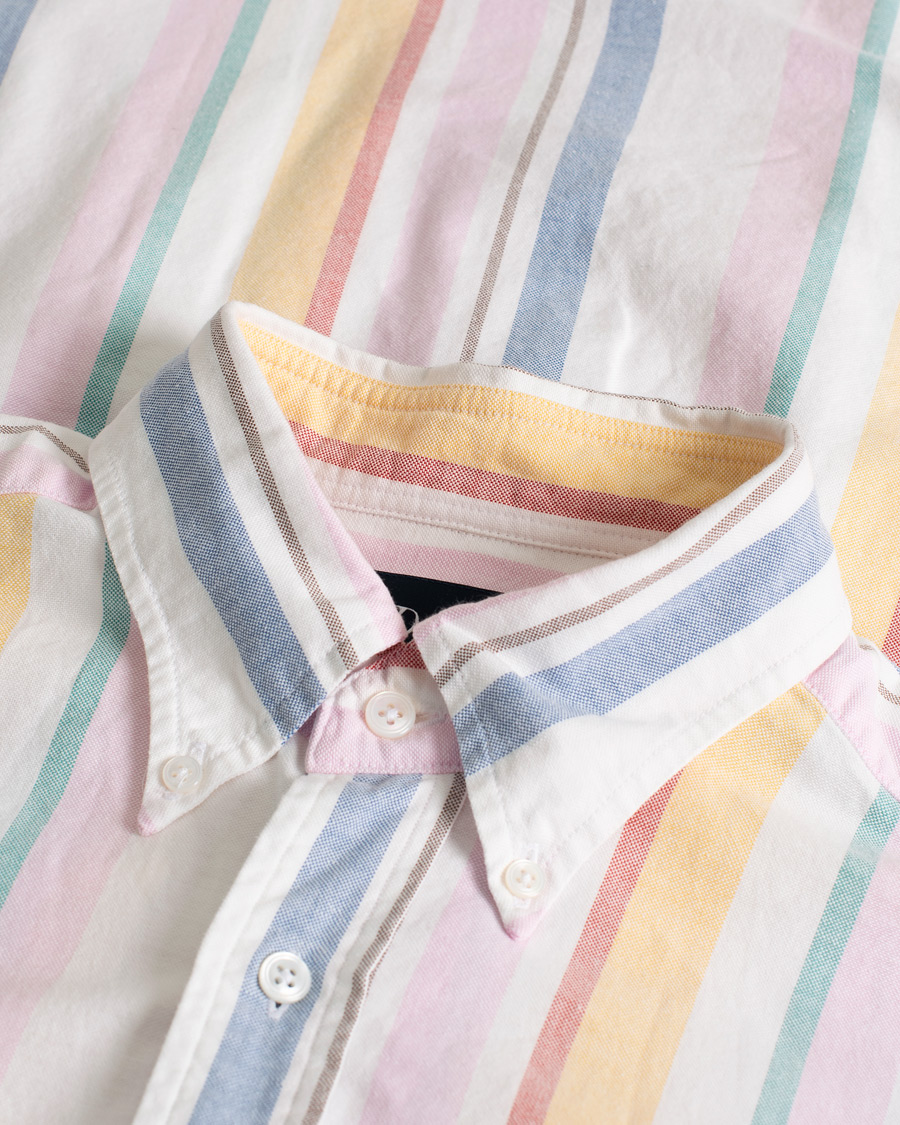 Herre | Drake's Multi Stripe Oxford Shirt Multi | Pre-owned | Drake's Multi Stripe Oxford Shirt Multi