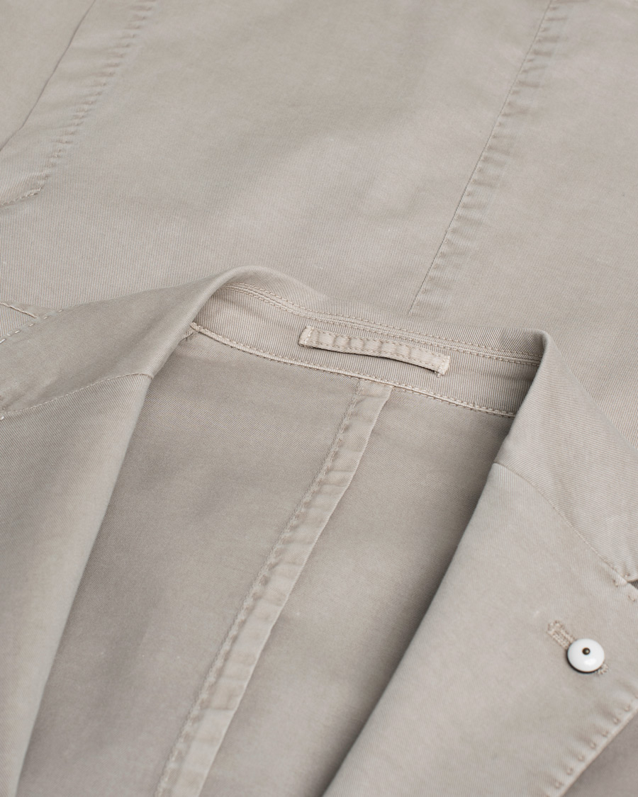 Herre | L.B.M. 1911 Jack Regular Fit Cotton Stretch Blazer Light Grey | Pre-owned | L.B.M. 1911 Jack Regular Fit Cotton Stretch Blazer Light Grey