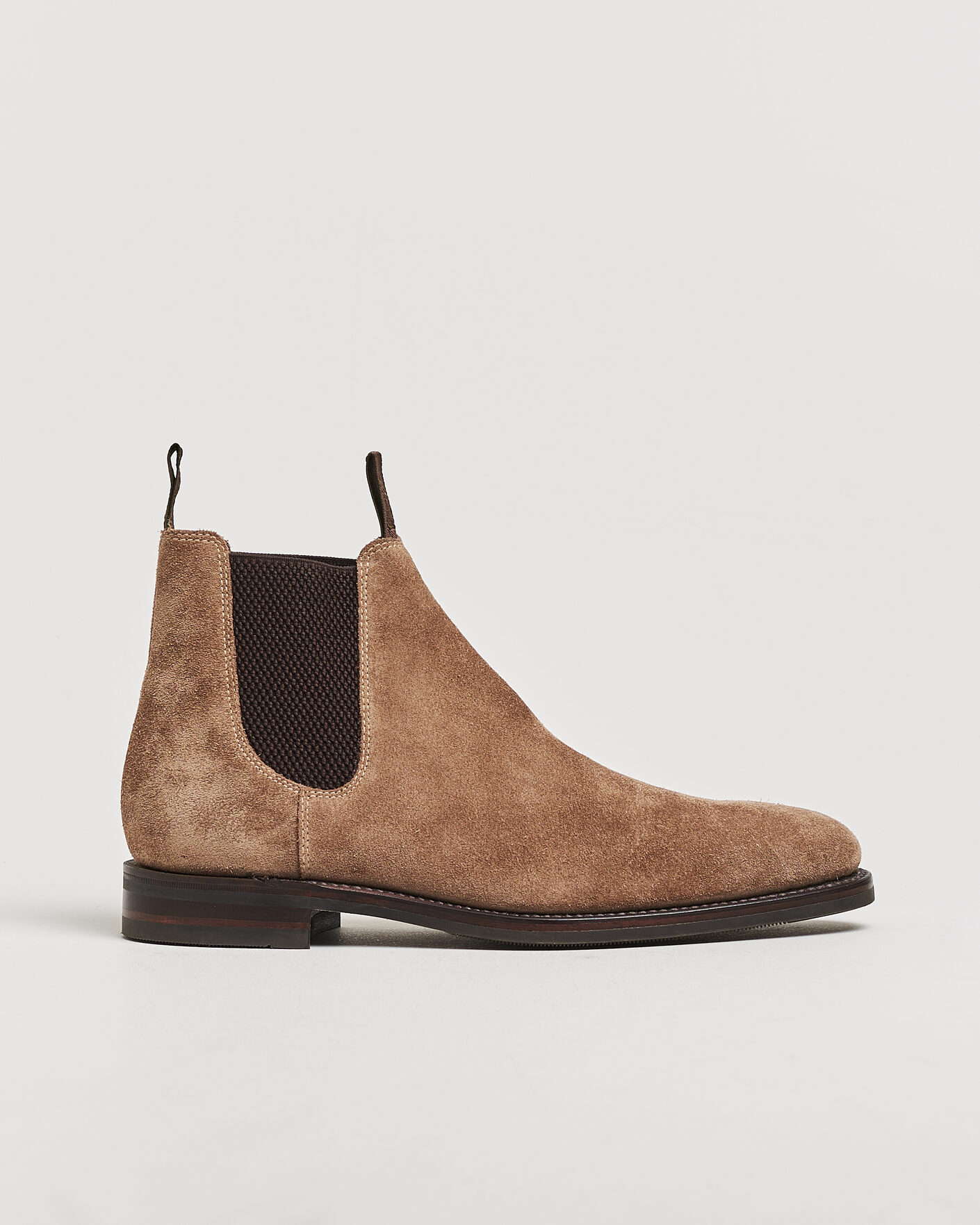 Herre | Pre-owned Randsydde sko | Pre-owned | Loake 1880 Emsworth Chelsea Boot Flint Suede UK9 - EU43