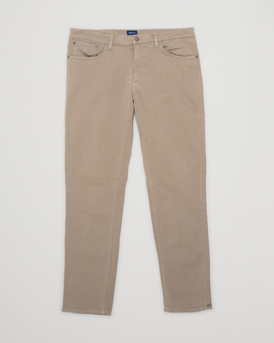 Herre | Bukser | Pre-owned | GANT Hayes Desert Jeans Olive W36L32