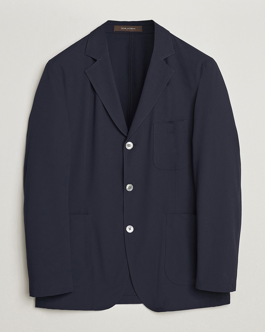 Herre | Pre-owned Dressjakker | Pre-owned | Oscar Jacobson Faber Stretch Blazer Navy 46
