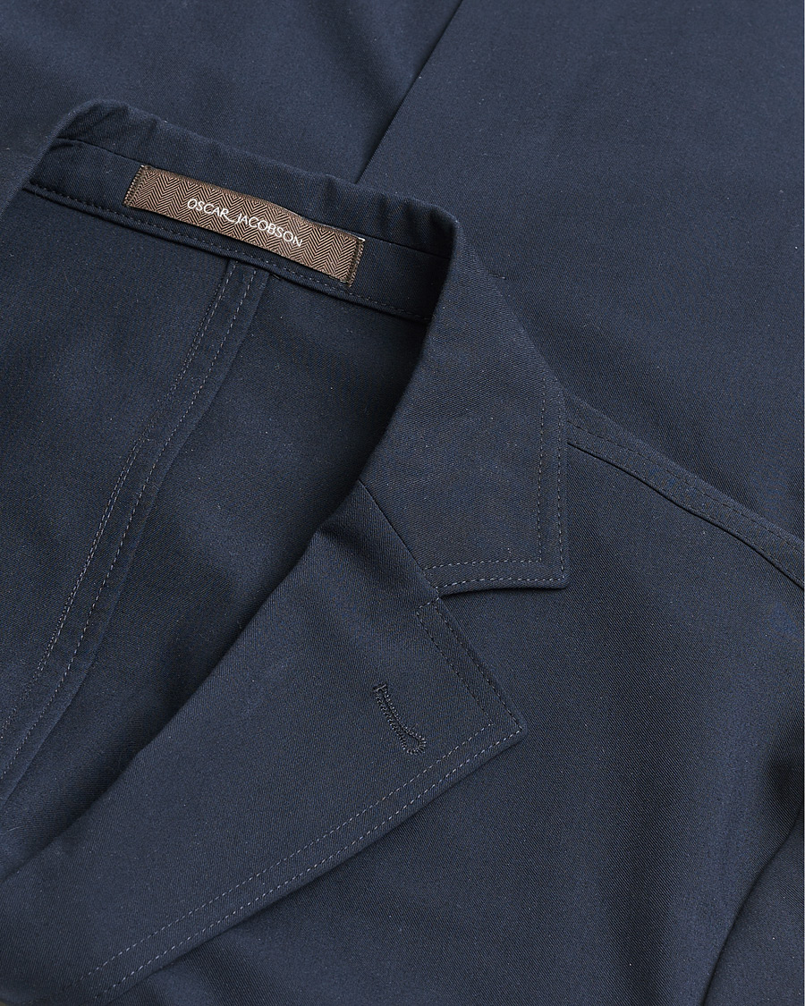 Herre | Pre-owned Dressjakker | Pre-owned | Oscar Jacobson Faber Stretch Blazer Navy 46