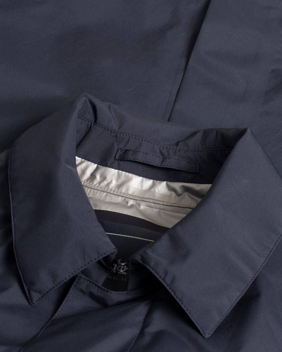 Herre | Herno Laminar Waterproof Coat Navy | Pre-owned | Herno Laminar Waterproof Coat Navy