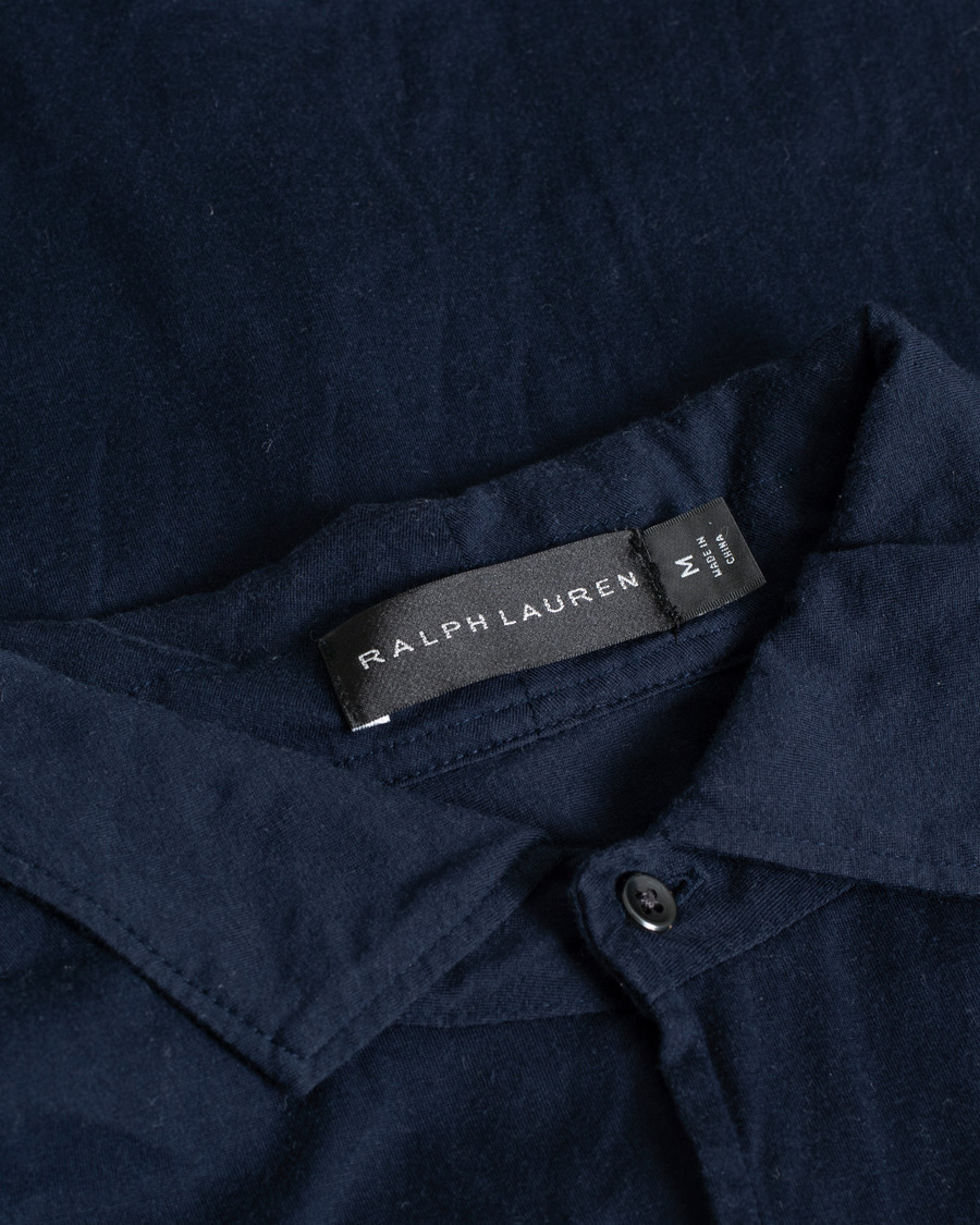 Herre | Skjorter | Pre-owned | Ralph Lauren Black Label Jesery Shirt Navy M