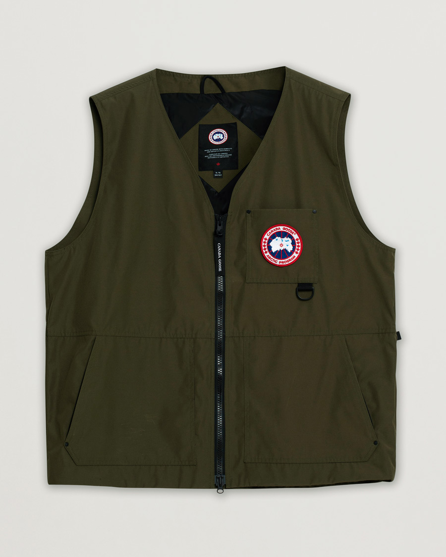 Herre | Canada Goose Canmore Vest Military Green | Pre-owned | Canada Goose Canmore Vest Military Green
