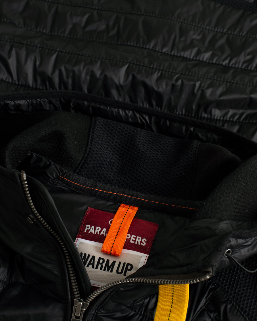 Herre | Parajumpers Nolan Mesh Hooded Hybrid Black | Pre-owned | Parajumpers Nolan Mesh Hooded Hybrid Black