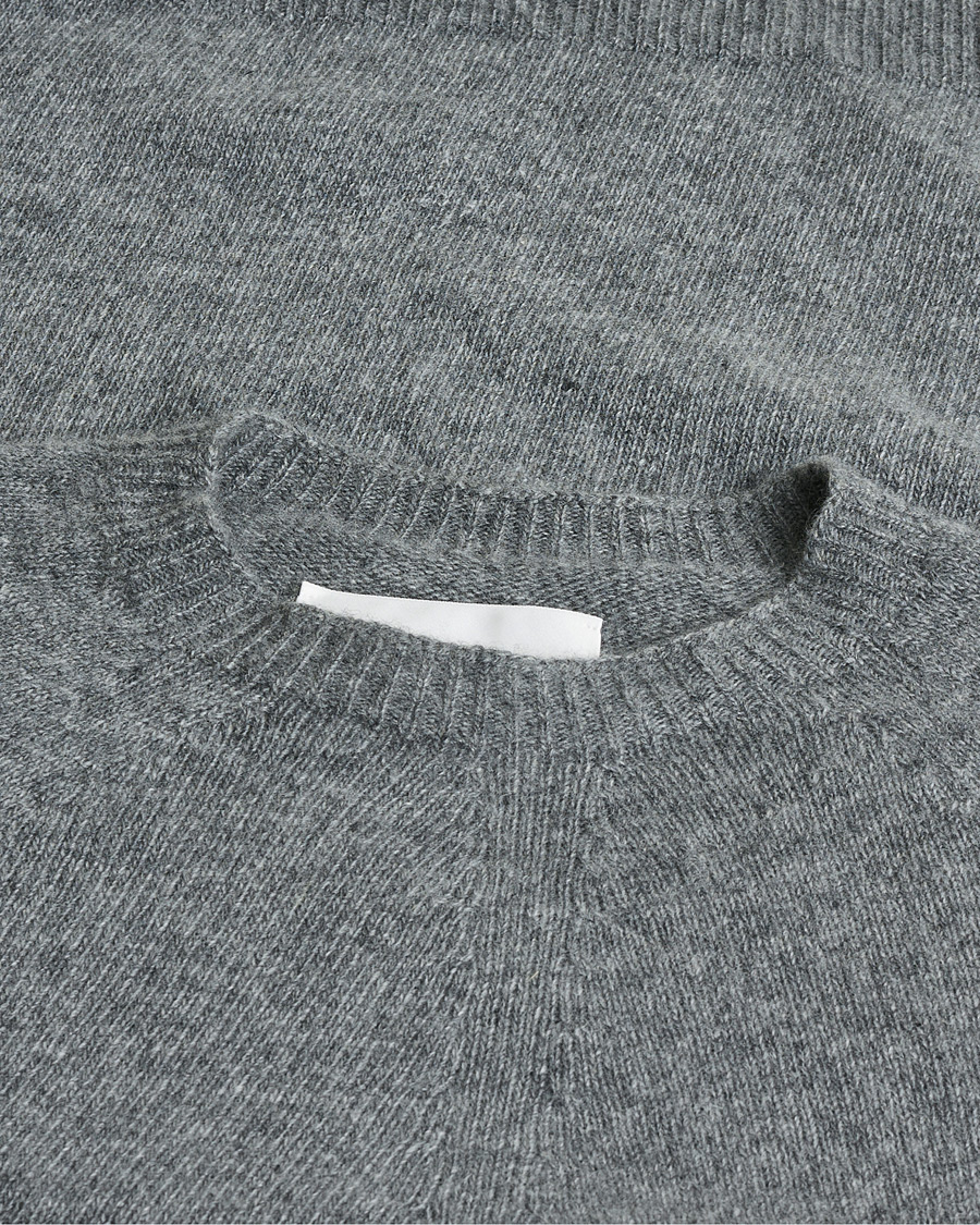 Herre | Pre-owned Gensere | Pre-owned | Jil Sander Cashmere/Merino Round Neck Sweater Grey Melange