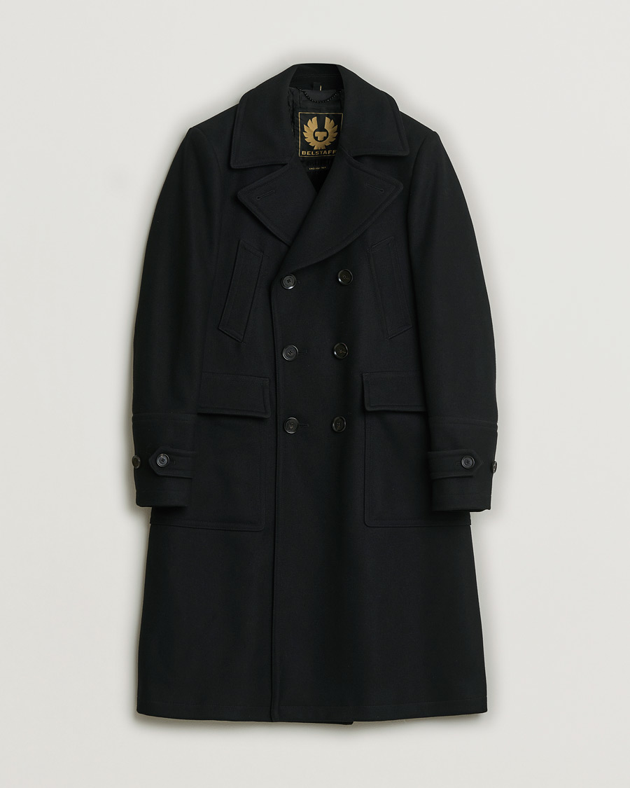 Herre | Pre-owned Jakker | Pre-owned | Belstaff Milford Wool Coat Black 46