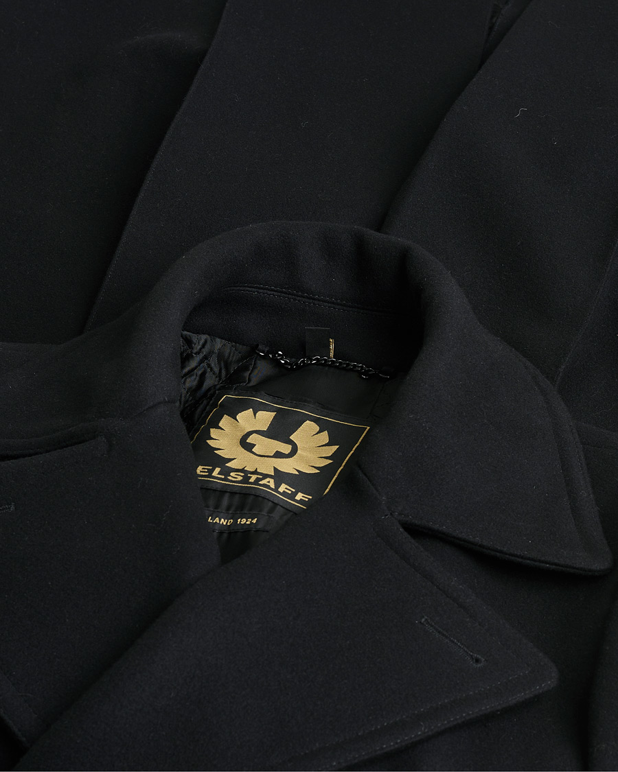 Herre | Pre-owned Jakker | Pre-owned | Belstaff Milford Wool Coat Black 46