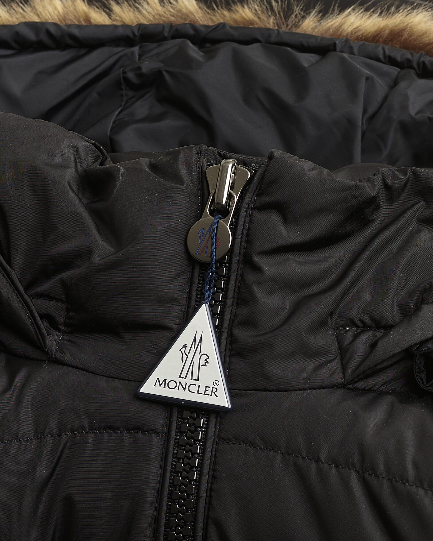 Herre | Pre-owned Jakker | Pre-owned | Moncler Maya Faux Fur Jacket Black 2 - M