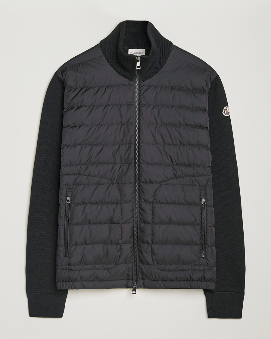 Herre | Pre-owned Jakker | Pre-owned | Moncler Hybrid Zip Cardigan Black S