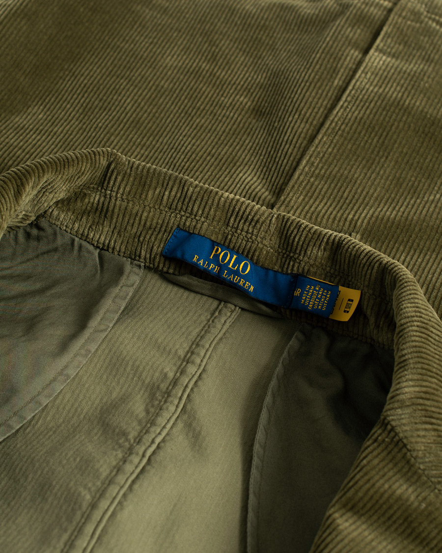 Herre | Polo Ralph Lauren Corduroy Stretch Blazer Country Olive | Pre-owned | Polo Ralph Lauren Corduroy Stretch Blazer Country Olive