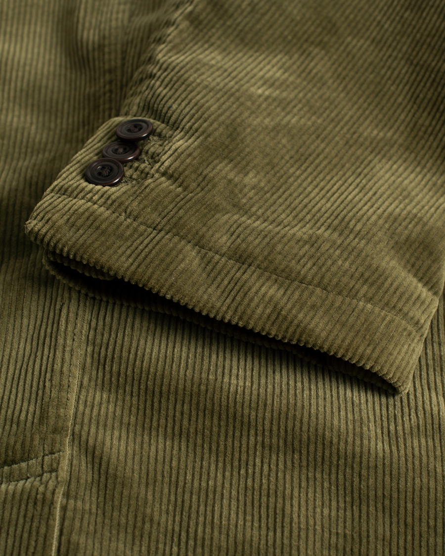 Herre | Polo Ralph Lauren Corduroy Stretch Blazer Country Olive | Pre-owned | Polo Ralph Lauren Corduroy Stretch Blazer Country Olive