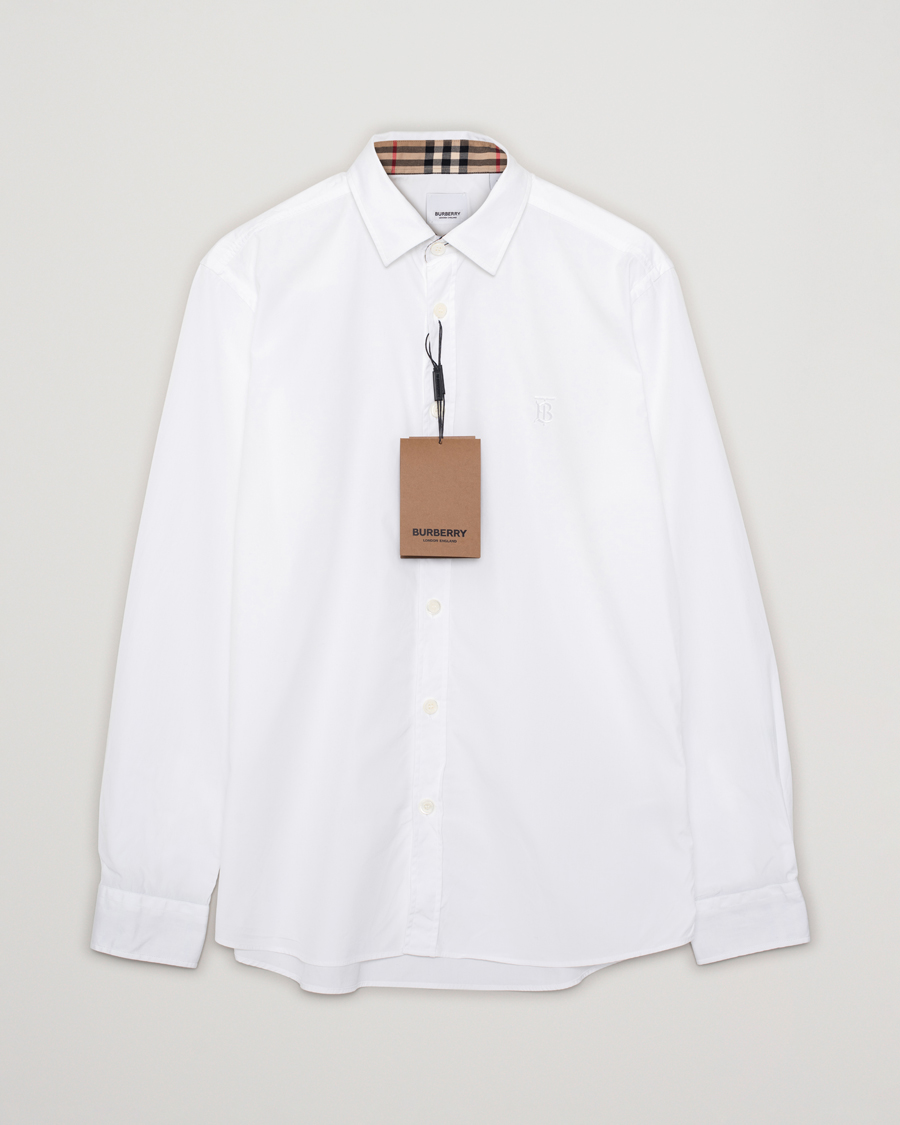 Herre | Skjorter | Pre-owned | Burberry Slim Fit Dress Shirt White L